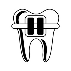 dental healthcare isolated icon vector illustration design