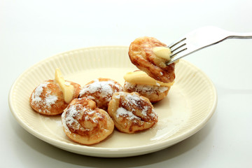Traditional Dutch Poffertjes