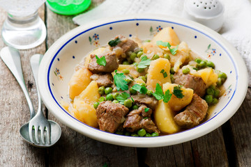 Beef and Potato Fricassee