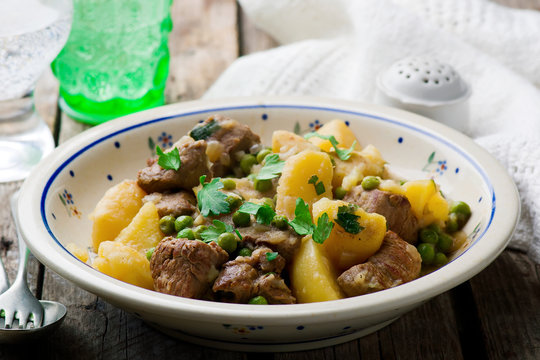 Beef and Potato Fricassee