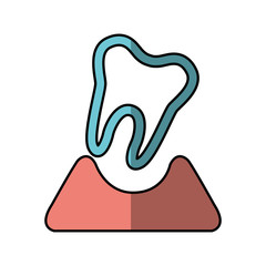 dental healthcare isolated icon vector illustration design