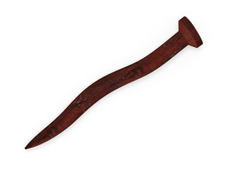 rusted nail