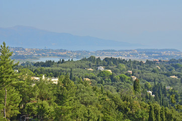 Fototapeta na wymiar Corfu, Greece Landscape