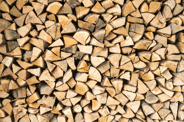 background of many logs