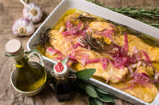 cotolette panate in carpione 