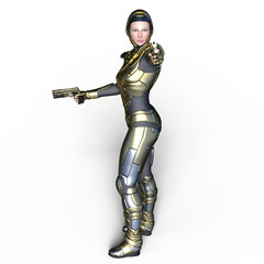 Fototapeta premium スーパーウーマン