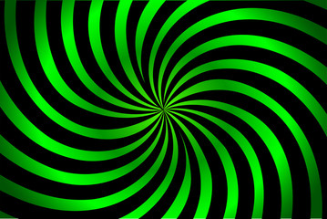 Striped black and green abstract background