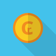 currency symbol on gold coin Quseir