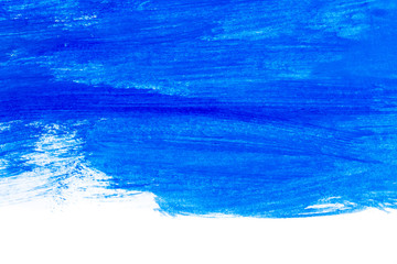 Fototapeta na wymiar Blaues Wasserfarben Muster 