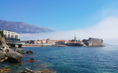 Naklejka premium City Budva in Montenegro