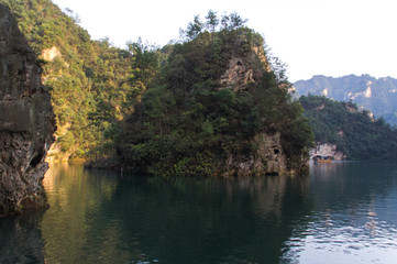Baofeng green and deep lake in China
