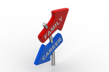 Arrows refers to family and career