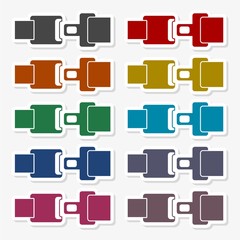 Seat Belt icon - Illustration