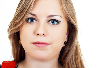 Naklejka premium serious woman