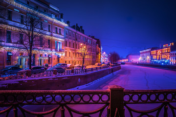 Night city Saint Petersburg - 138624565