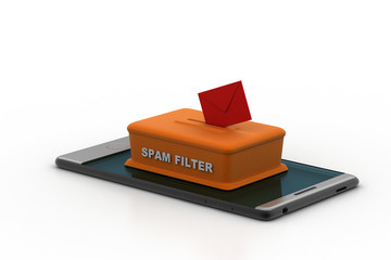 Spam filter in the smart phone