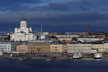 Cityscape of Helsinki, Finland