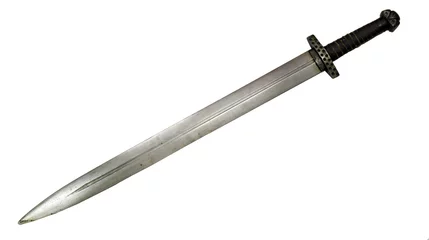 Fotobehang Medieval swords viking russian normann blades © Alexey