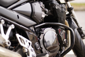 Motor eines Motorrads