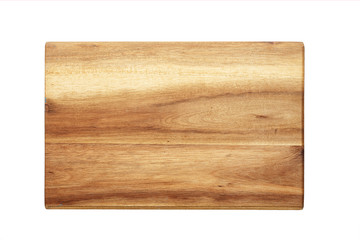 Rectangular wooden cutting board