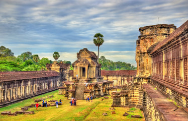 Thousand God Library at Angkor Wat, Cambodia