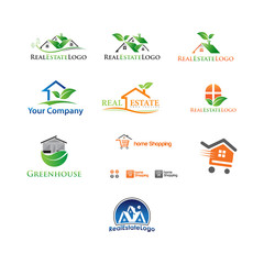 set logo real estate