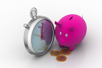 Time for investment concept