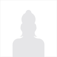 Woman avatar picture for social profile. Flat vector background EPS 10