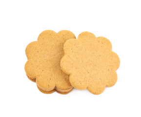 Pile of multiple gingerbread cookies