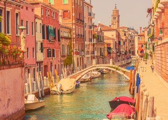 Fototapeta na wymiar Venetian Channel Venice
