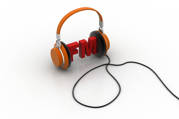 Head phone with FM