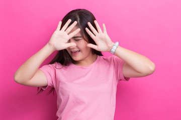 Asian woman be afraid