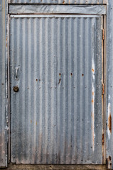 Corrugated Metal Door