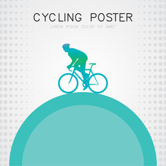 Fototapeta na wymiar Cycling poster