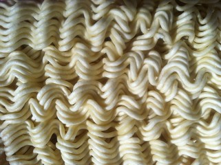 Close Up of Raw Noodle