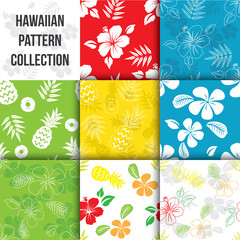 Hawaiian seamless pattern collection - 138637335