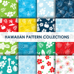 Hawaiian seamless pattern collection - 138637368
