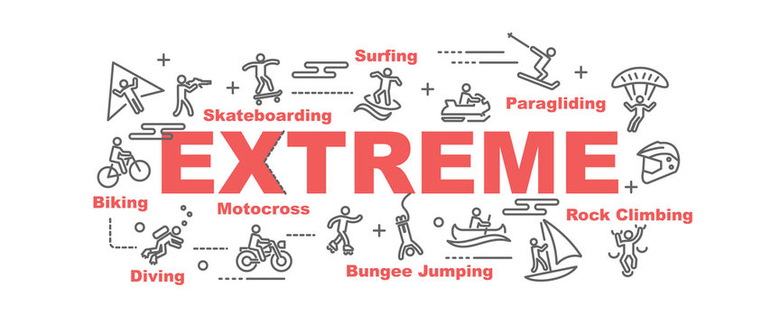 extreme vector banner
