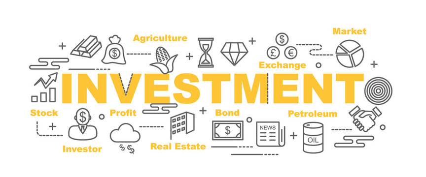 investment vector banner