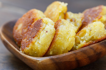 Daredevil coconut candy ,Thai dessert 