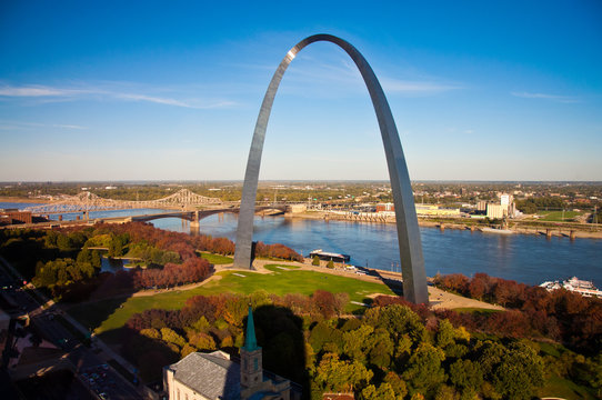 Gateway Arch in St Louis, Missouri 