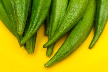 Fresh Okra Ladyfingers