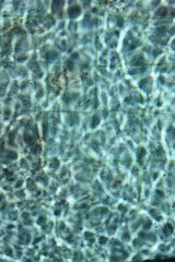 wave with reflection on water