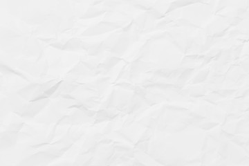 White paper wrinkled texture for background for your design