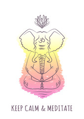 Obraz premium Meditative Animals series 2
