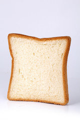 sliced bread isolated on white background