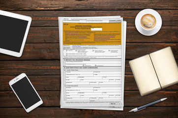 Tax return on workplace.