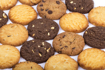 handmade assorted cookies , assorted cookies in white, assorted cookies in bowl