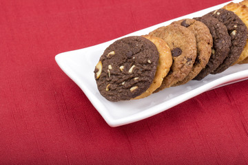 handmade assorted cookies , assorted cookies in white, assorted cookies in bowl
