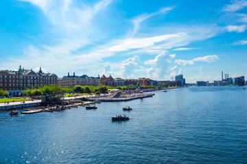 Fototapeta premium Copenhagen is the capital and most populous city of Denmark. It is one of the most bicycle-friendly cities in the world.